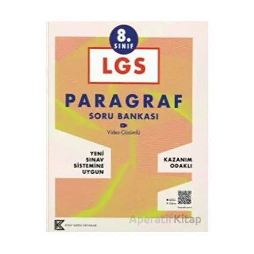 8. Sınıf LGS Paragraf Soru Bankası Kitap Vadisi Yayınları