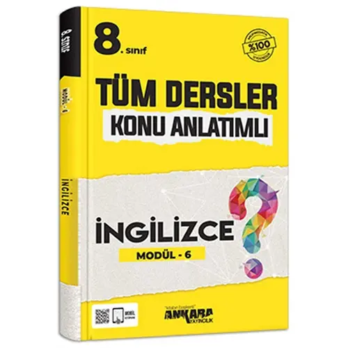 8. Sınıf Tüm Dersler Konu Anlatımlı İngilizce Modül -6 Ankara Yayıncılık