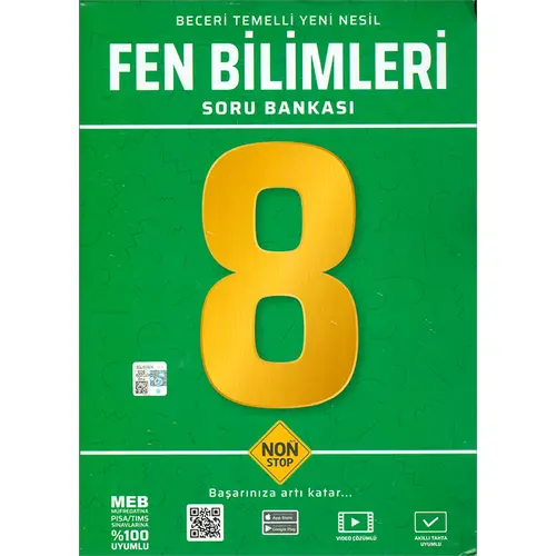 8.Sınıf Beceri Temelli Fen Bilimleri Non Stop Soru Bankası Europa Yayınları