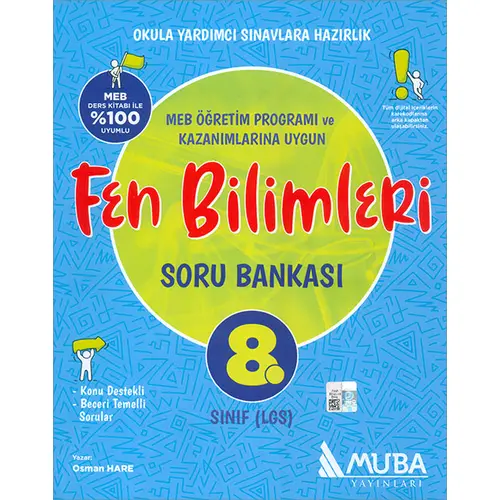 8.Sınıf Fen Bilimleri Soru Bankası Muba Yayınları