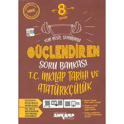 8.Sınıf Güçlendiren İnkılap Tarihi Soru Bankası Ankara Yayıncılık