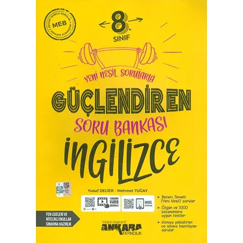 8.Sınıf İngilizce Güçlendiren Soru Bankası Ankara Yayıncılık