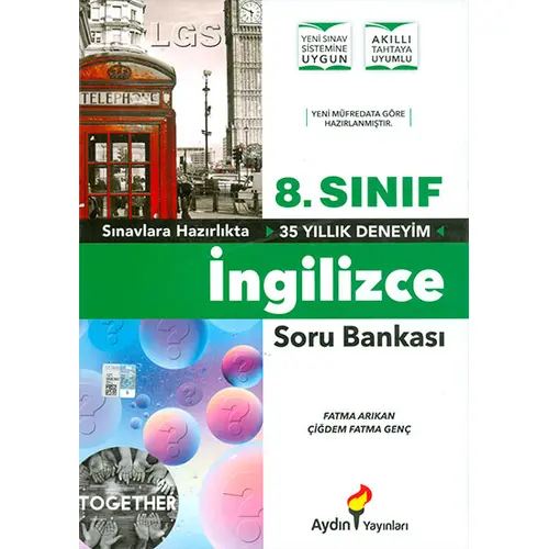 8.Sınıf İngilizce Soru Bankası Aydın Yayınları