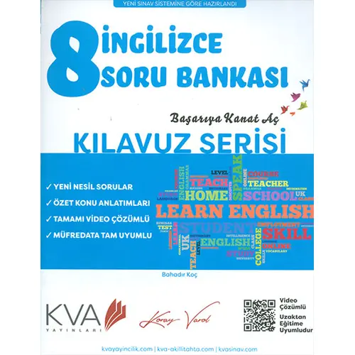 8.Sınıf İngilizce Soru Bankası KVA Yayınları