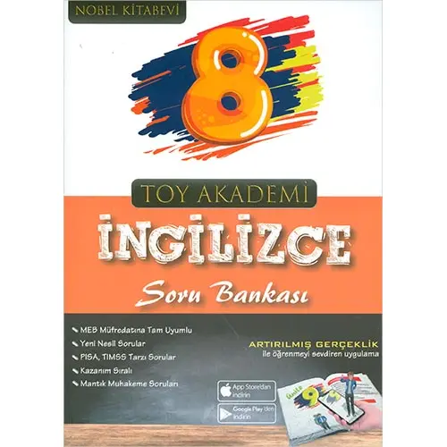 8.Sınıf İngilizce Soru Bankası Toy Akademi