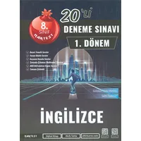 8.Sınıf 1.Dönem Mod 20 İngilizce Deneme Sınavı Nartest Yayınevi