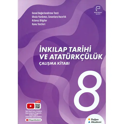 8.Sınıf İnkılap Tarihi Çalışma Kitabı Doğan Akademi