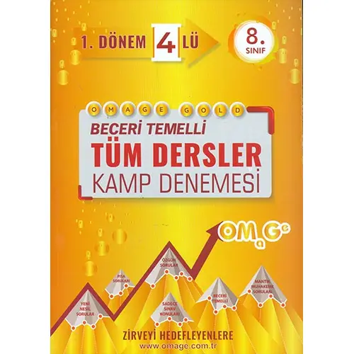 8.Sınıf LGS 1.Dönem Gold 4 Deneme Omage Yayınları