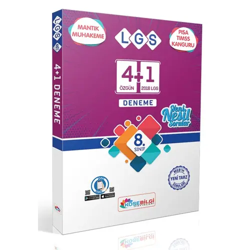 8.Sınıf LGS 4+1 Özgün Deneme KöşeBilgi Yayınları