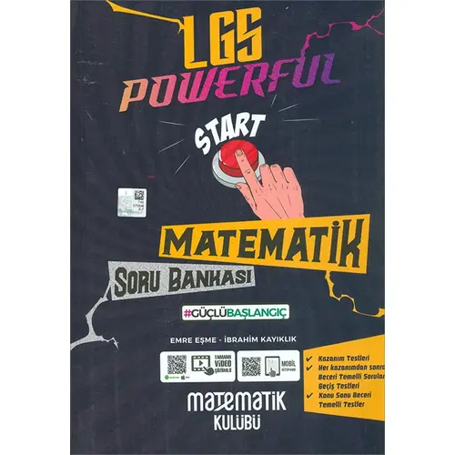 8.Sınıf LGS Powerful Start Matematik Soru Bankası Matematik Kulübü