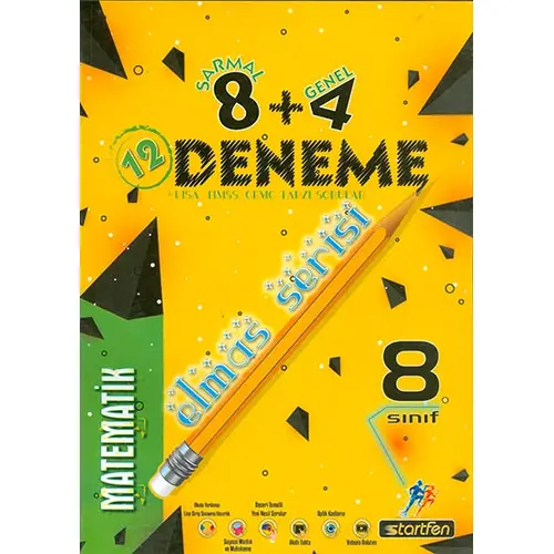 8.Sınıf Matematik 12 Deneme Startfen Yayınları