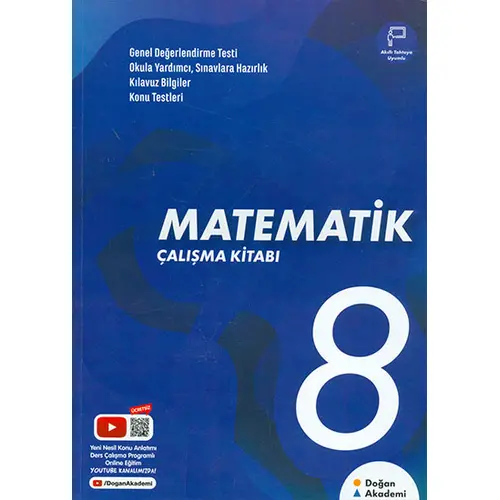 8.Sınıf Matematik Çalışma Kitabı Doğan Akademi