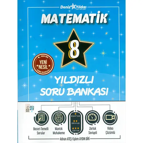 8.Sınıf Matematik Yıldızlı Soru Bankası Deniz Yıldızı Yayınları