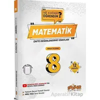 Spoiler Yayınları 8. Sınıf Matematik Ünite Değerlendirme Sınavları 12 Fasikül