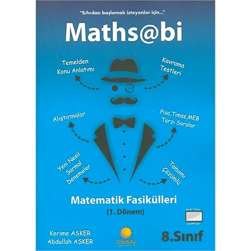 8.Sınıf Maths Abi 1 Matematik Fasikülleri Günay Yayınları
