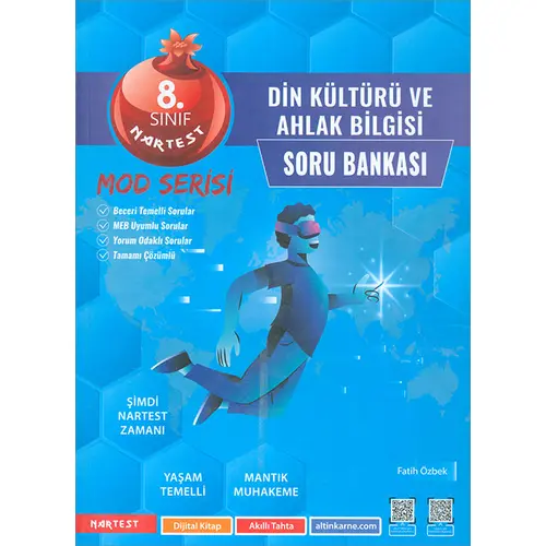 8.Sınıf Mod Din Kültürü Ve Ahlak Bilgisi Soru Bankası Nartest Yayınevi