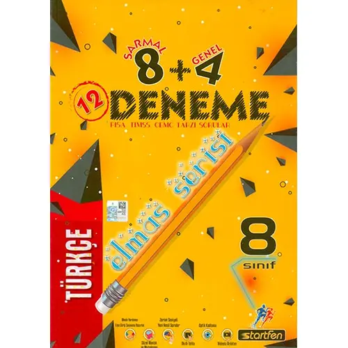 8.Sınıf Türkçe 12 Deneme Startfen Yayınları