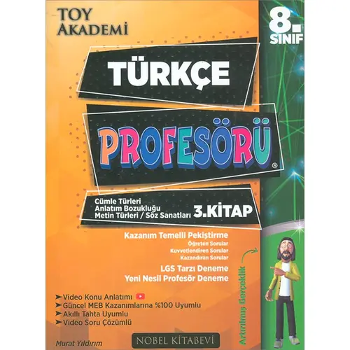 8.Sınıf Türkçe Profesörü 3.Kitap Toy Akademi