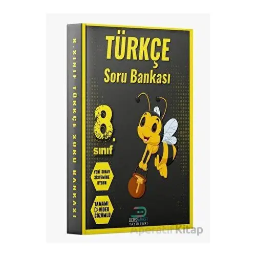 8.Sınıf Türkçe Soru Bankası Dersmarket Yayınları