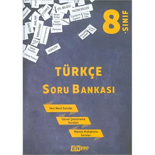 8.Sınıf Türkçe Soru Bankası EnPro Yayınları