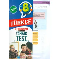 8. Sınıf Türkçe Video Çözümlü Yaprak Test - Kolektif - Evrensel İletişim Yayınları