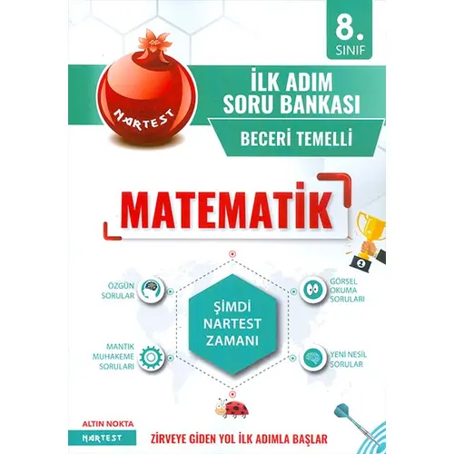 8.Sınıf Yeşil İlk Adım Matematik Soru Bankası Nartest Yayınları