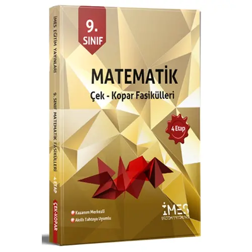 9. Sınıf Matematik Çek Kopar Fasikülleri İMES Eğitim Yayınları