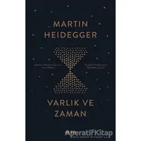 Varlık ve Zaman - Martin Heidegger - Alfa Yayınları