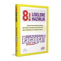 8.Sınıf Yeni Nesil Sorularla Paragraf Soru Bankası Editör Yayınevi