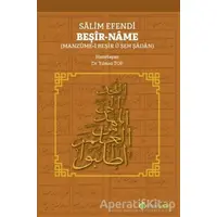 Salim Efendi Beşir-Name - Yılmaz Top - Hiperlink Yayınları