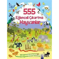 555 Eğlenceli Çıkartma - Hayvanlar - Kolektif - Altın Kitaplar