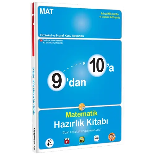 9’dan 10’a Matematik Hazırlık Kitabı Tonguç Akademi