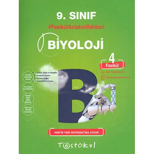 9.Sınıf Biyoloji Fasikül Anlatım Rehberi Test Okul