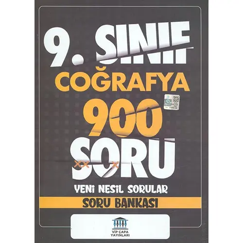 9.Sınıf Coğrafya Soru Bankası Çapa Yayınları