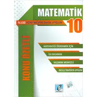 10.Sınıf Matematik Konu Özetli E Kare Yayınları