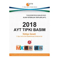 A Yayınları 2018 YKS AYT Tıpkı Basım Çıkmış Sorular