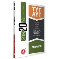 AYayınları TYT AYT Geometri Son 20 Yıl Konu Konu Çıkmış Sorular ve Çözümleri