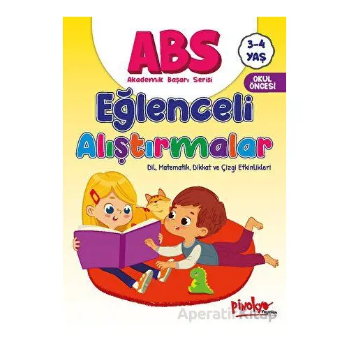 ABS 3-4 Yaş Eğlenceli Alıştırmalar - Buçe Dayı - Pinokyo Yayınları