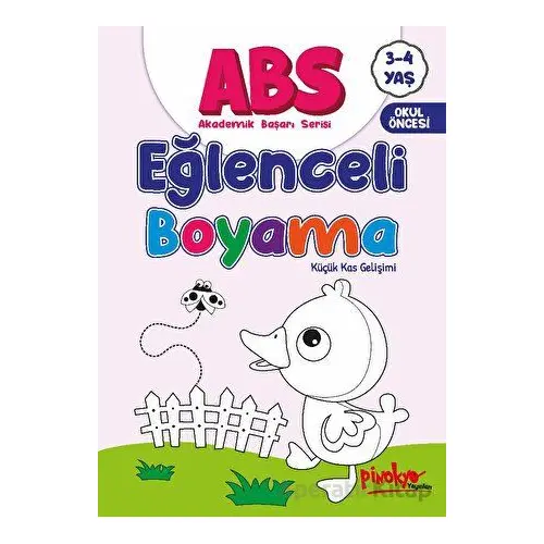 ABS 3-4 Yaş Eğlenceli Boyama - Buçe Dayı - Pinokyo Yayınları