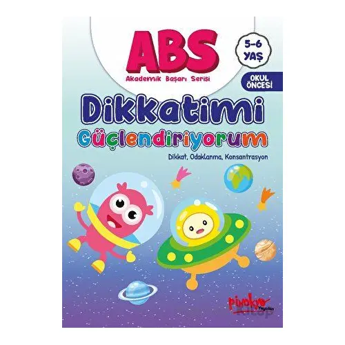 ABS 5-6 Yaş Dikkatimi Güçlendiriyorum - Buçe Dayı - Pinokyo Yayınları