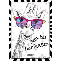 Havalı Unicorn Defter - Çılgın Defterler - Kolektif - Acayip Kitaplar