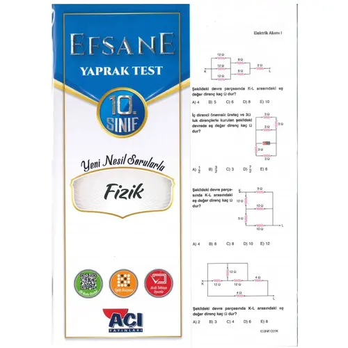 Açı Yayınları 10. Sınıf Fizik Yaprak Test