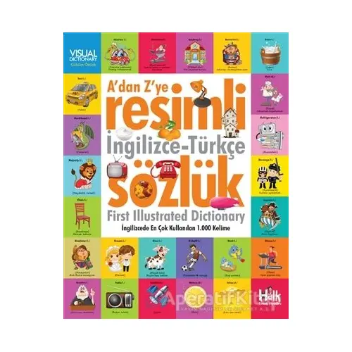Adan Zye Resimli İngilizce - Türkçe Sözlük - Kolektif - Halk Kitabevi