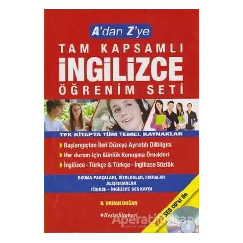 Adan Zye Tam Kapsamlı İngilizce Öğrenim Seti - B.Orhan Doğan - Beşir Kitabevi