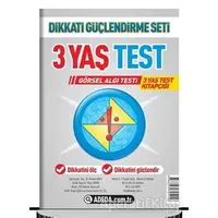 Dikkati Güçlendirme Seti 3 Yaş Test - Osman Abalı - Adeda Yayınları