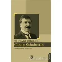 Tiryaki Sözleri - Cenap Şahabettin - Dorlion Yayınları