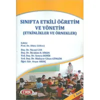 Data Sınıfta Etkili Öğretim ve Yönetim (Etkinlikler ve Örnekler)