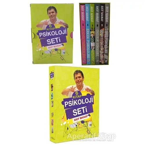 Akif Manaf Psikoloji Seti (6 Kitap Takım) - Akif Manaf - Az Kitap