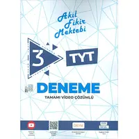 Akıl Fikir Mektebi TYT Tamamı Video Çözümlü 3 lü Deneme