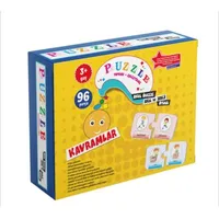 Puzzle Kavramlar Okul Öncesi Akıl ve Zeka Oyunu 3 Yaş Beceri Dünyası